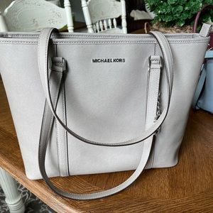 Michael kors tote gray bag